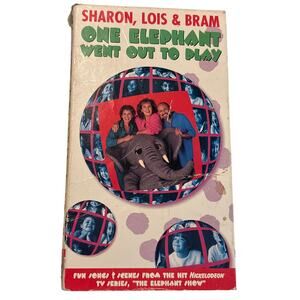 One elephant went out to play (1995) VHS Sharon Louis & Bram Nickelodeon show